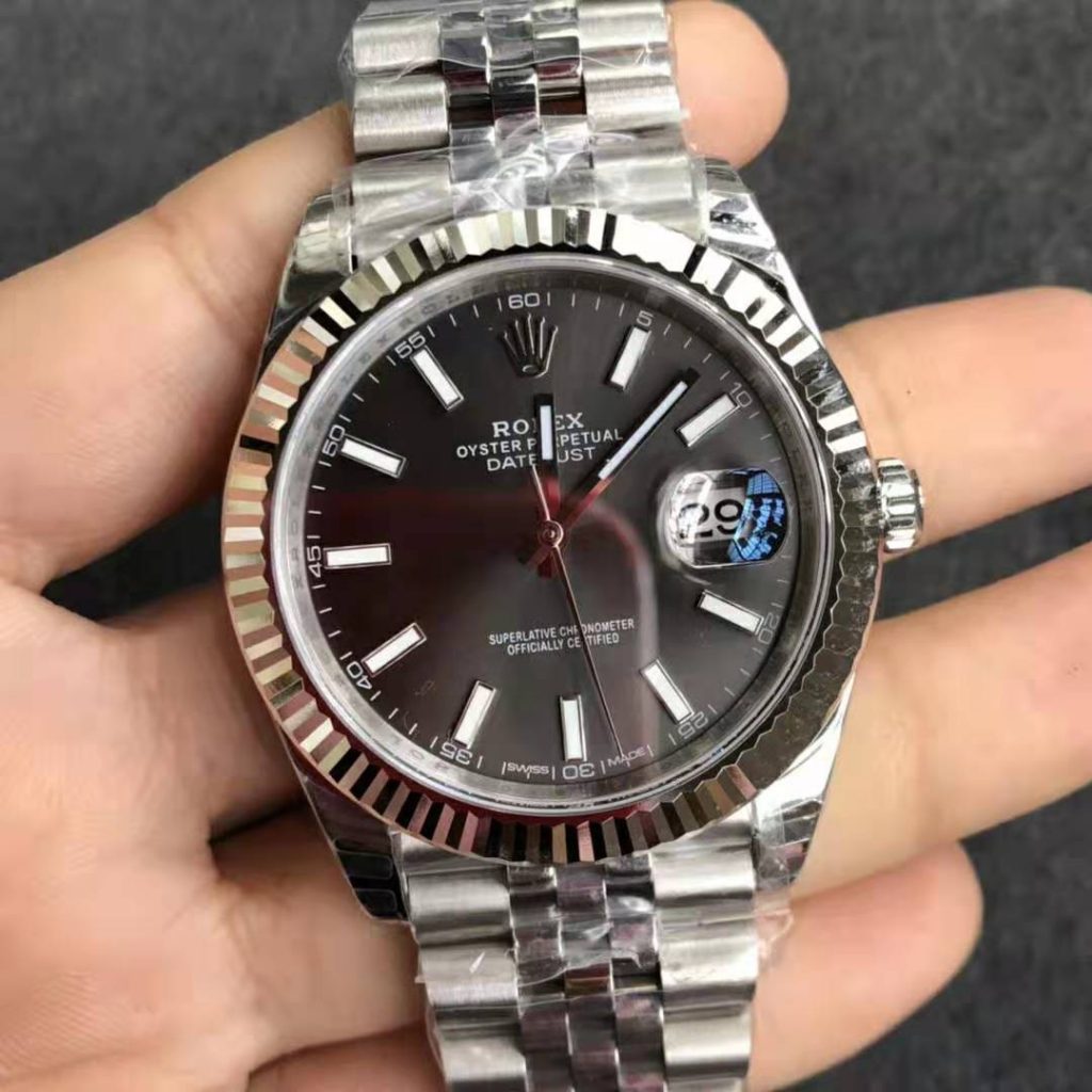 Replica Rolex Datejust 41mm Grey 126334